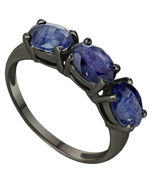 Женские Кольца_Серебро .925_САПФИР__1-Лазурит-Онлайн