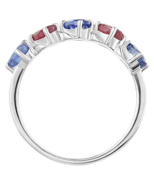 Женские Кольца_Серебро .925_РУБИН__3-Лазурит-Онлайн