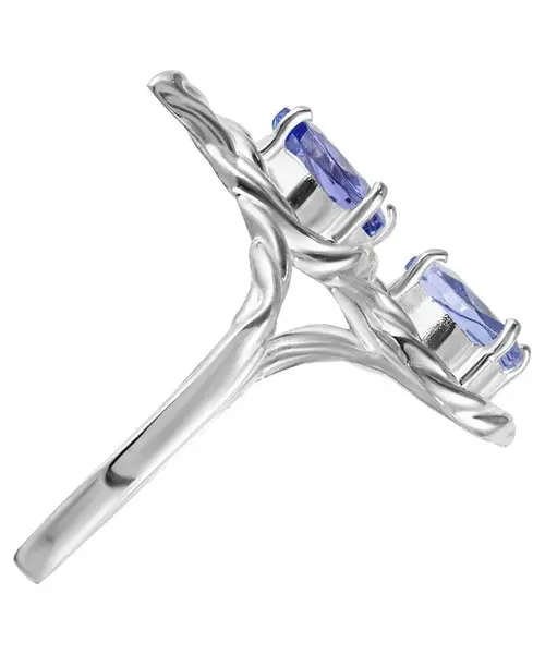 Женские Кольца_Серебро .925_ТАНЗАНИТ__4-Лазурит-Онлайн