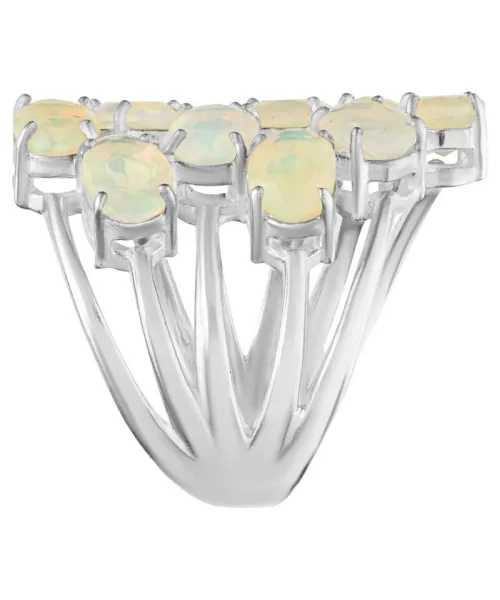 Женские Кольца_Серебро .925_ОПАЛ__3-Лазурит-Онлайн