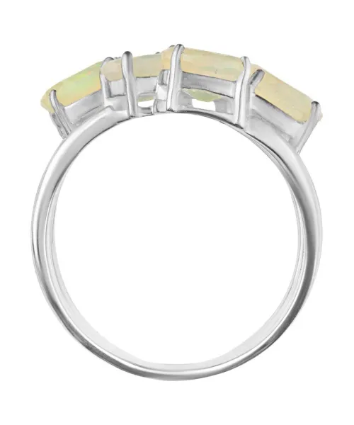 Женские Кольца_Серебро .925_ОПАЛ__4-Лазурит-Онлайн