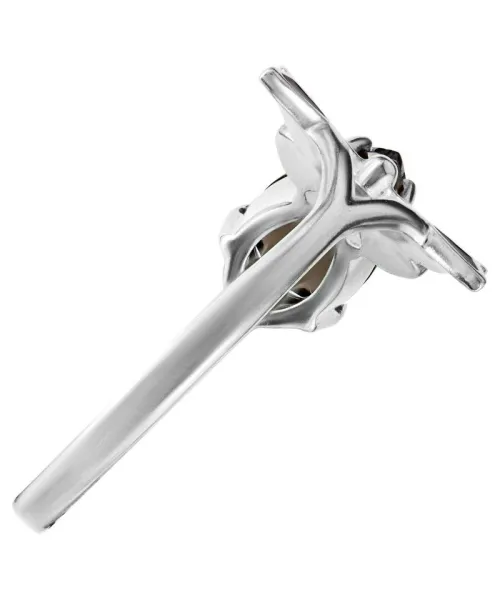 Женские Кольца_Серебро .925_РАУХТОПАЗ__4-Лазурит-Онлайн