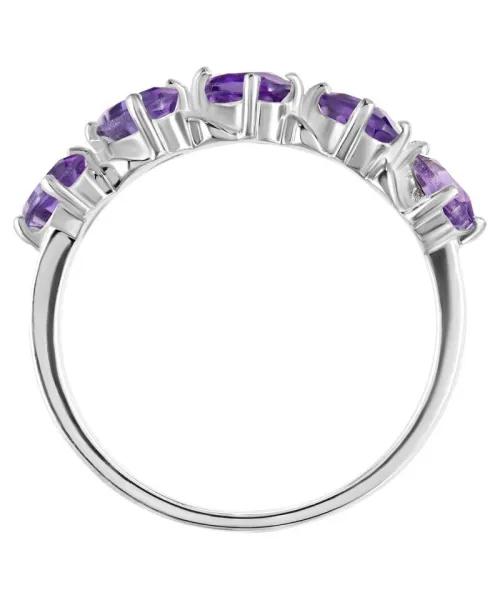 Женские Кольца_Серебро .925_АМЕТИСТ__4-Лазурит-Онлайн