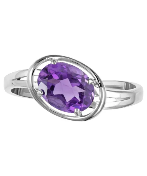 Женские Кольца_Серебро .925_АМЕТИСТ__2-Лазурит-Онлайн