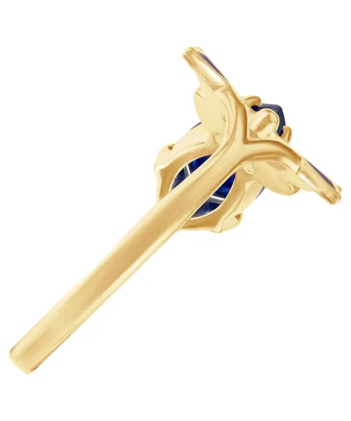 Женские Кольца_Серебро .925_САПФИР__4-Лазурит-Онлайн