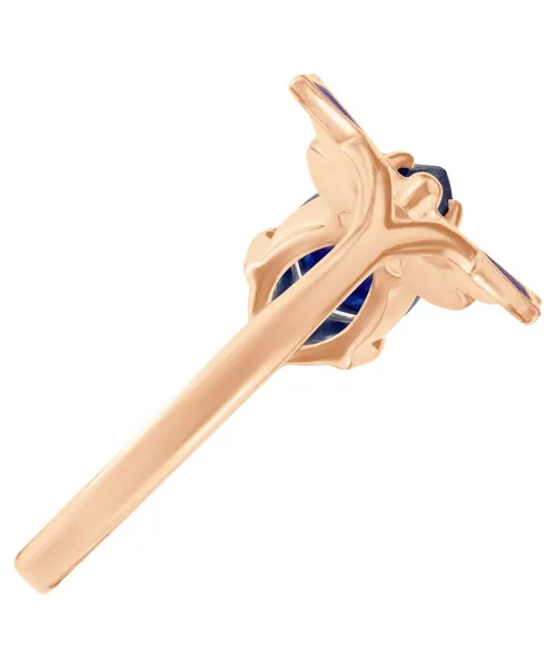 Женские Кольца_Серебро .925_САПФИР__4-Лазурит-Онлайн