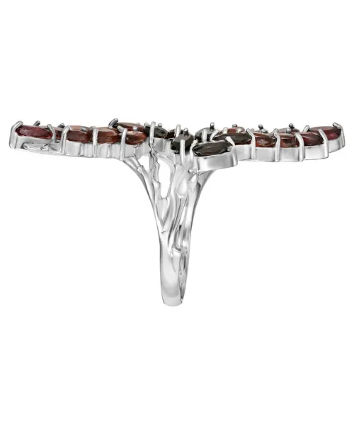 Женские Кольца_Серебро .925_ГРАНАТ__3-Лазурит-Онлайн