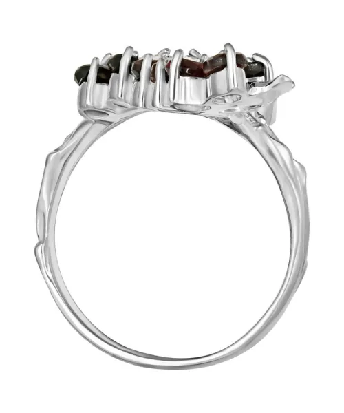 Женские Кольца_Серебро .925_ГРАНАТ__4-Лазурит-Онлайн