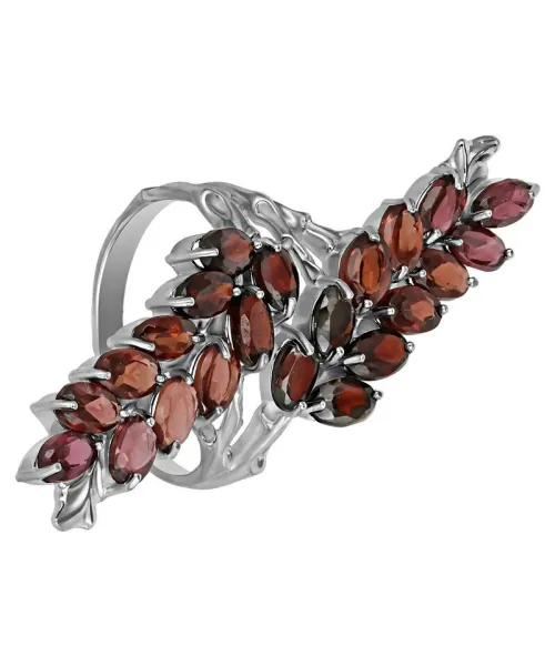 Женские Кольца_Серебро .925_ГРАНАТ__5-Лазурит-Онлайн