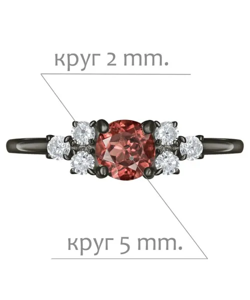 Женские Кольца_Серебро .925_ГРАНАТ_Нанокристалл_2-Лазурит-Онлайн