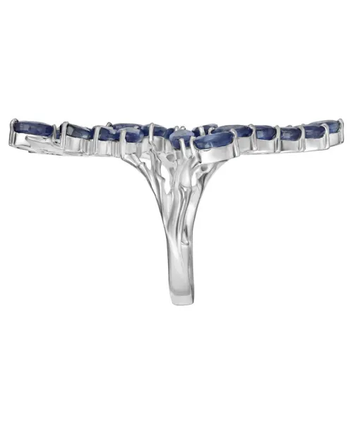 Женские Кольца_Серебро .925_САПФИР__3-Лазурит-Онлайн