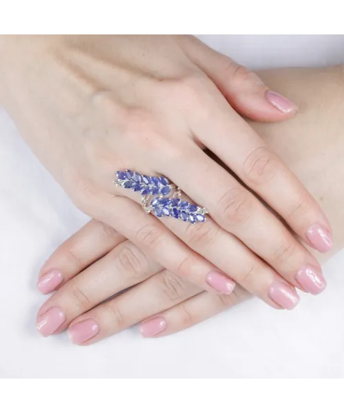 Женские Кольца_Серебро .925_САПФИР__6-Лазурит-Онлайн