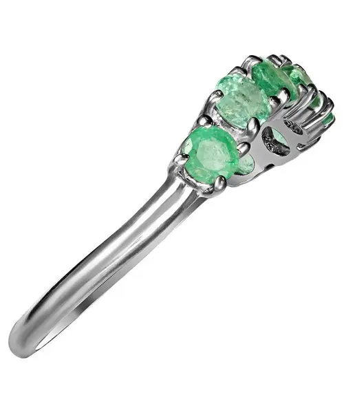 Женские Кольца_Серебро .925_ИЗУМРУД__4-Лазурит-Онлайн