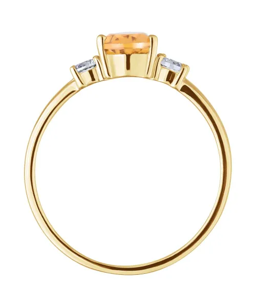 Женские Кольца_Серебро .925_ЦИТРИН_Нанокристалл_4-Лазурит-Онлайн