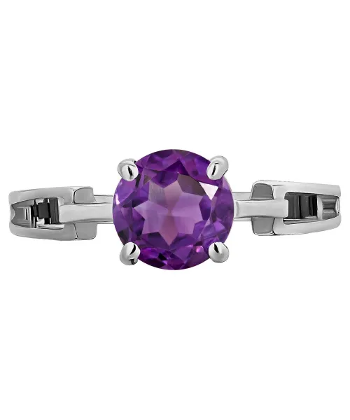 Женские Кольца_Серебро .925_АМЕТИСТ__3-Лазурит-Онлайн