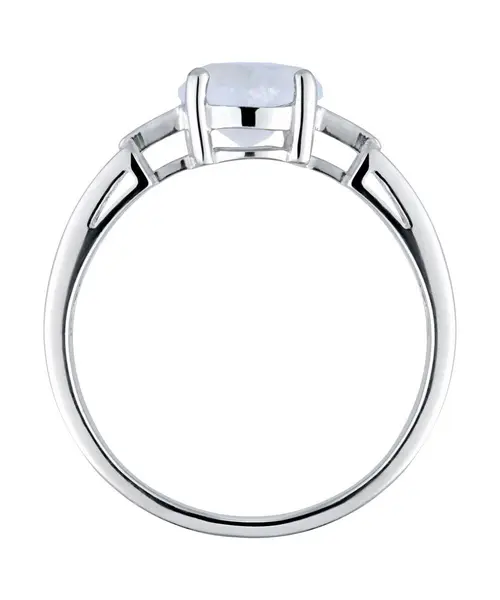 Женские Кольца_Серебро .925_ЛУННЫЙ КАМЕНЬ__4-Лазурит-Онлайн