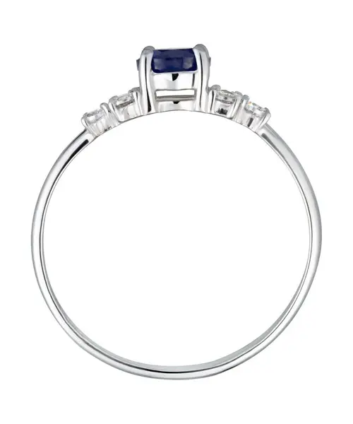 Женские Кольца_Серебро .925_САПФИР_Нанокристалл_4-Лазурит-Онлайн