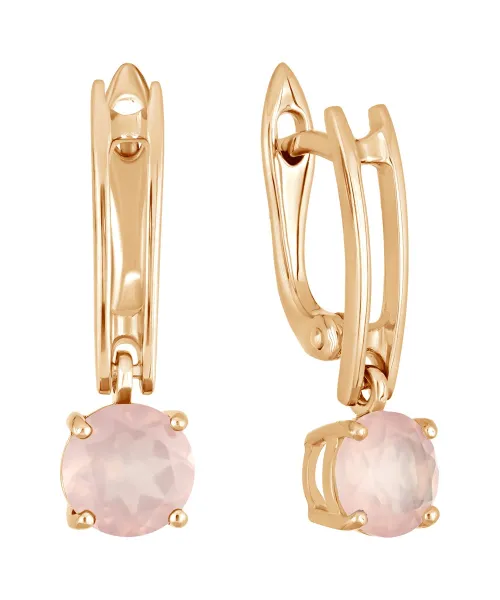 Женские Серьги_Серебро .925_КВАРЦ__2-Лазурит-Онлайн