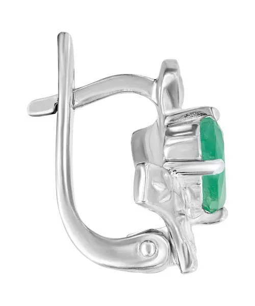 Женские Серьги_Серебро .925_ИЗУМРУД__2-Лазурит-Онлайн