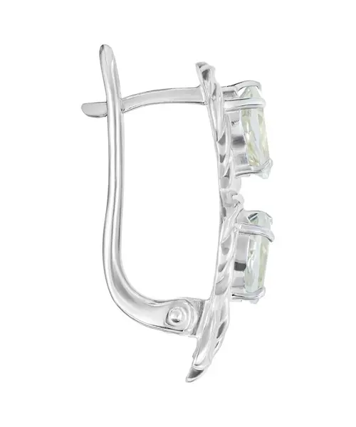 Женские Серьги_Серебро .925_АКВАМАРИН__2-Лазурит-Онлайн