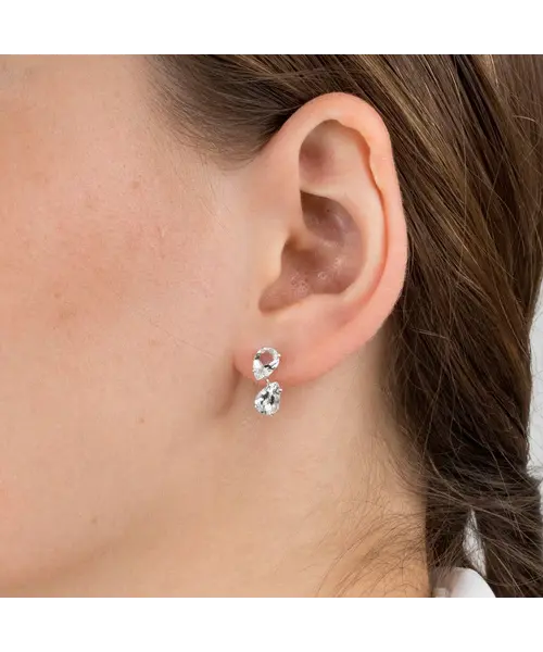 Женские Серьги_Серебро .925_АКВАМАРИН__3-Лазурит-Онлайн