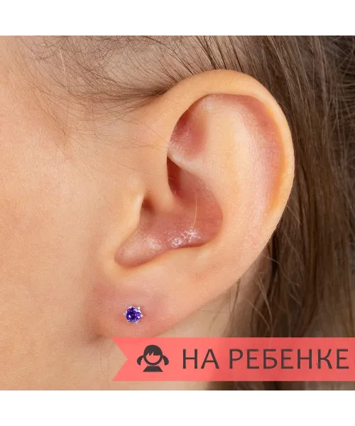 Женские Серьги_Серебро .925__Нанокристалл_3-Лазурит-Онлайн