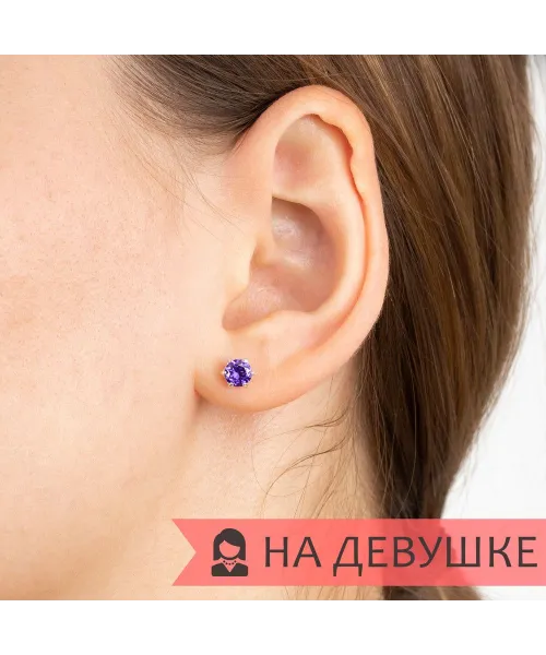 Женские Серьги_Серебро .925__Нанокристалл_3-Лазурит-Онлайн