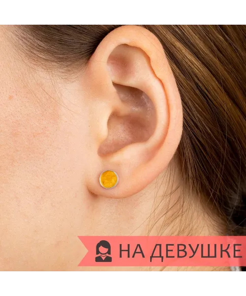 Женские Серьги_Серебро .925_КВАРЦ РОЗОВЫЙ__4-Лазурит-Онлайн