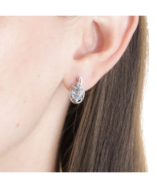 Женские Серьги_Серебро .925_ТОПАЗ__3-Лазурит-Онлайн