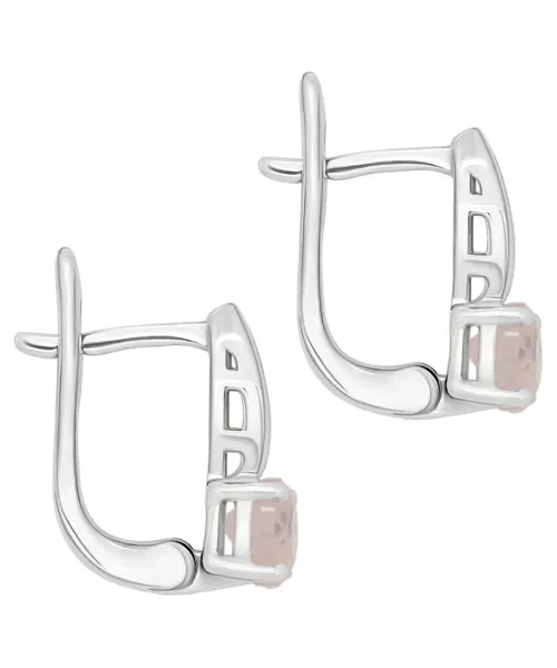 Женские Серьги_Серебро .925_КВАРЦ__2-Лазурит-Онлайн