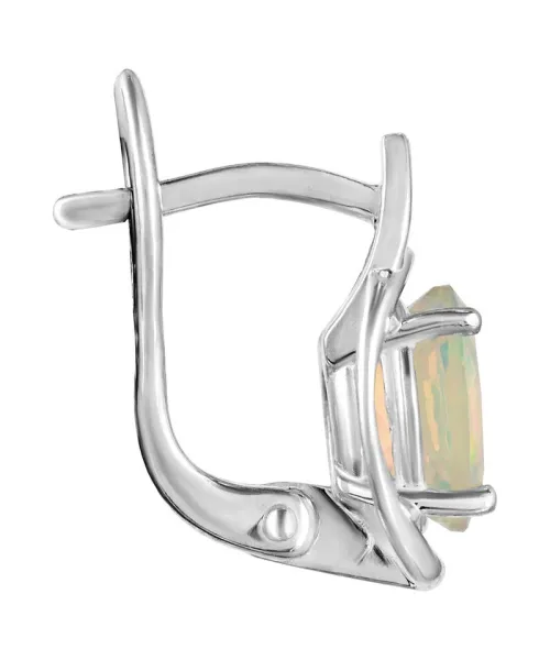 Женские Серьги_Серебро .925_ОПАЛ__2-Лазурит-Онлайн