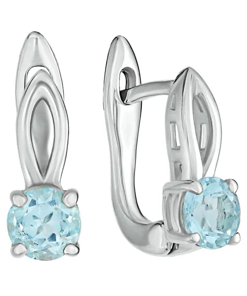 Женские Серьги_Серебро .925_ТОПАЗ__1-Лазурит-Онлайн