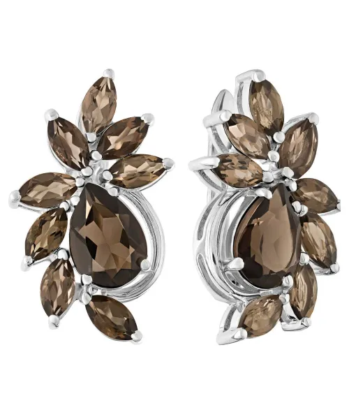 Женские Серьги_Серебро .925_РАУХТОПАЗ__1-Лазурит-Онлайн