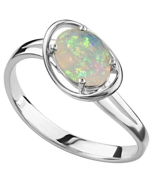 Женские Кольца_Серебро .925_ОПАЛ__1-Лазурит-Онлайн