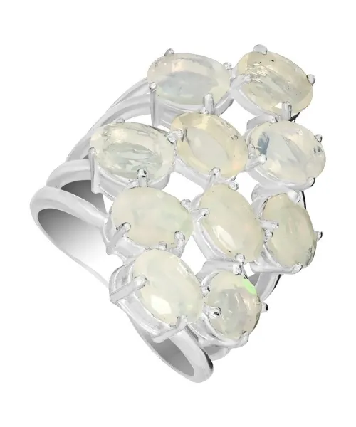 Женские Кольца_Серебро .925_ОПАЛ__1-Лазурит-Онлайн