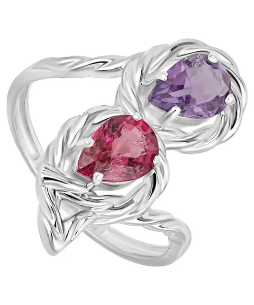 Женские Кольца_Серебро .925_АМЕТИСТ__1-Лазурит-Онлайн