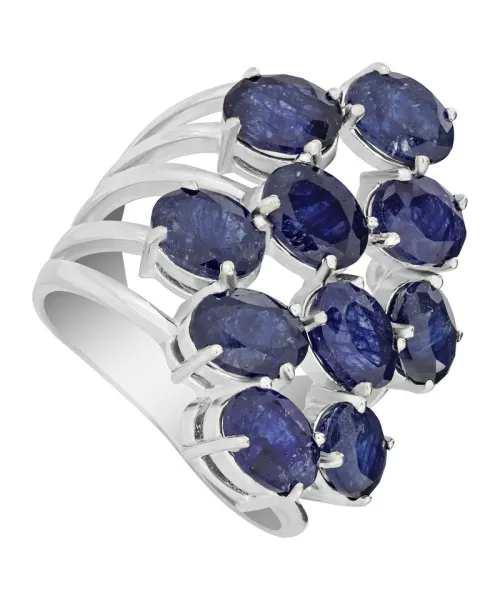 Женские Кольца_Серебро .925_САПФИР__1-Лазурит-Онлайн