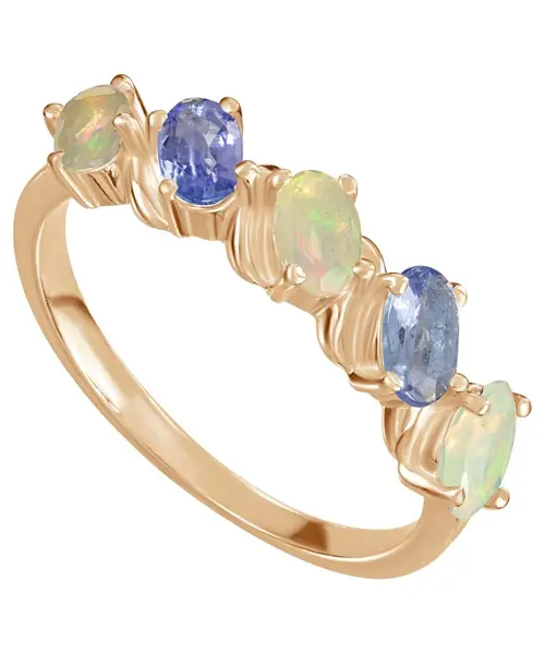 Женские Кольца_Серебро .925_ОПАЛ__1-Лазурит-Онлайн