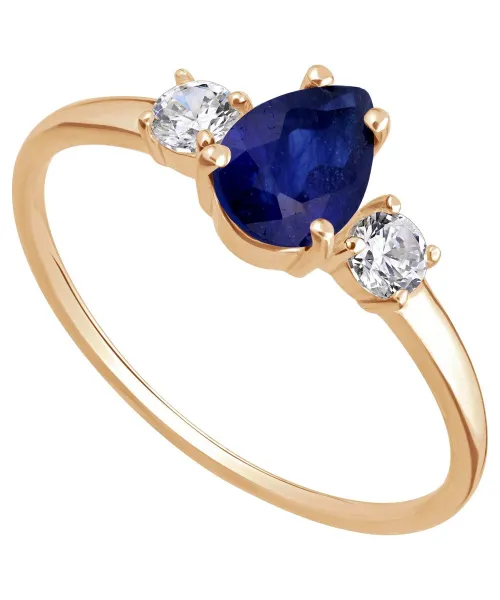 Женские Кольца_Серебро .925_САПФИР_Нанокристалл_1-Лазурит-Онлайн