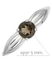 Женские Кольца_Серебро .925_РАУХТОПАЗ__2-Лазурит-Онлайн