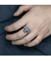 Мужские кольца_Серебро .925___10-Лазурит-Онлайн