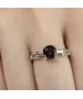Женские Кольца_Серебро .925_РАУХТОПАЗ__6-Лазурит-Онлайн