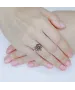 Женские Кольца_Серебро .925_РАУХТОПАЗ__5-Лазурит-Онлайн