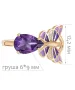 Женские Кольца_Серебро .925_АМЕТИСТ__2-Лазурит-Онлайн
