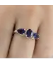 Женские Кольца_Серебро .925_ИОЛИТ_Нанокристалл_5-Лазурит-Онлайн