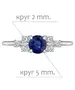 Женские Кольца_Серебро .925_САПФИР_Нанокристалл_2-Лазурит-Онлайн