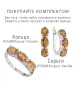 Женские Серьги_Серебро .925_ЦИТРИН__3-Лазурит-Онлайн