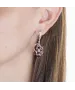 Женские Серьги_Серебро .925_ГРАНАТ__3-Лазурит-Онлайн
