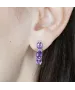 Женские Серьги_Серебро .925_АМЕТИСТ__3-Лазурит-Онлайн