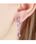 Женские Серьги_Серебро .925_АМЕТИСТ_Нанокристалл_3-Лазурит-Онлайн